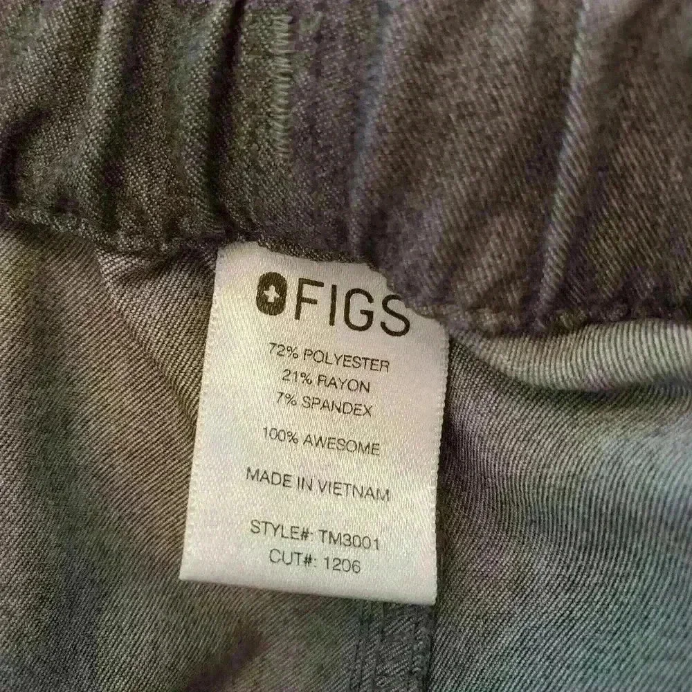 Figs graphite cario scrub‎ pants small